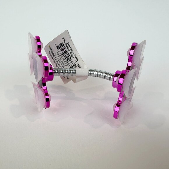 Pink Flower Style Flexible cell phone stand with suction cups. New with tags - Picture 11 of 14